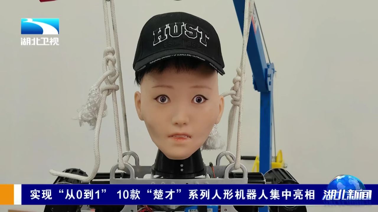 实现“从0到1”10款“楚才”系列人形机器人集中亮相_高清