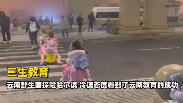 看到云南孩子勇闯哈尔滨,对陌生人的态度,才知道三生教育多成功