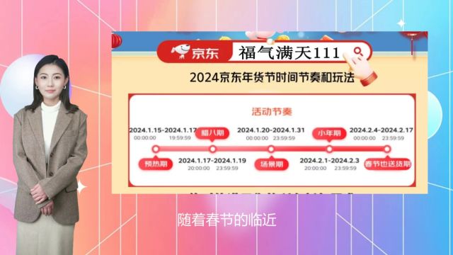 2024京东年货节几号开始,详细活动时间以及优惠攻略玩法