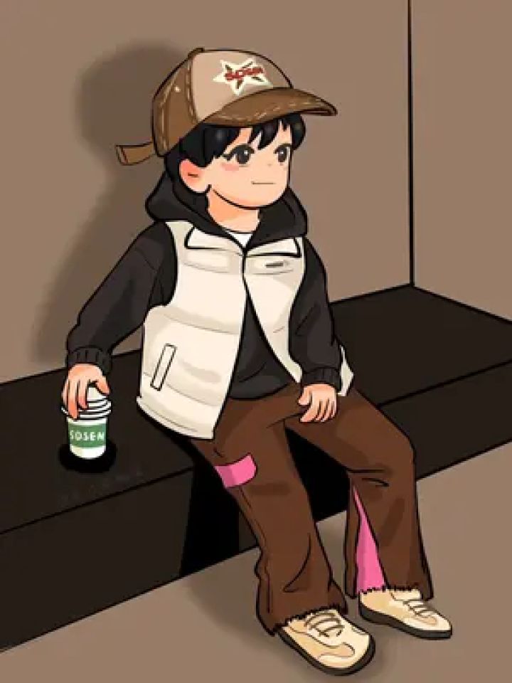 可爱画风配炫酷bgm,主打一个混搭#赵睿 #q版人物 #ootd穿搭