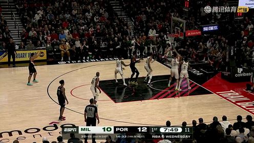 02月01日 NBA常规赛 雄鹿vs开拓者 NBA录像回放