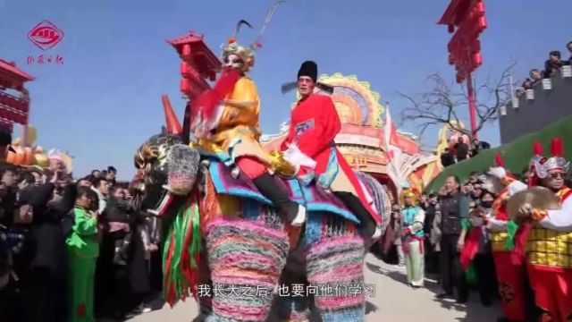 图话丨“高跷走兽”演绎神话传说闹新春