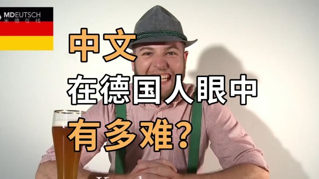 中文在德国人眼中有多难?