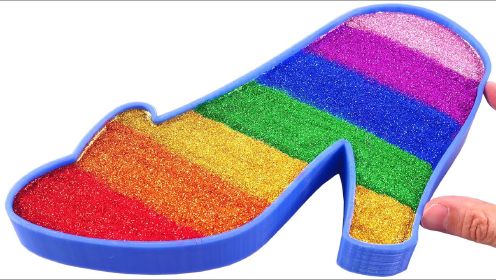 你们要的史莱姆水晶泥彩虹高跟鞋模型已完成，小公主们快来查收吧