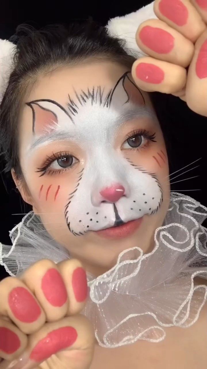 这个猫咪妆太可了吧,简单又可爱