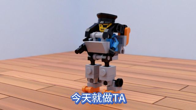 【乐高MOC】创意小机器人机甲的制作4