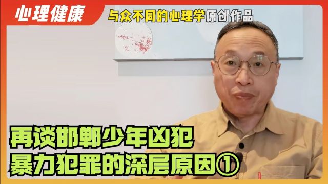 再谈邯郸少年凶犯暴力犯罪的深层原因(1)