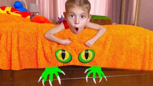 大怪物偷吃糖果#亲子互动 #儿童 #益智 #早教 #动画