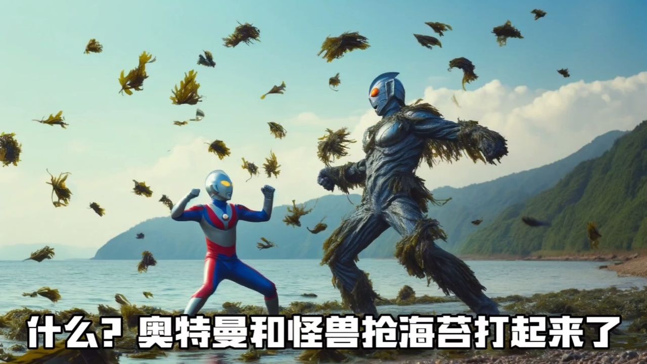 奥特曼和大怪兽决斗