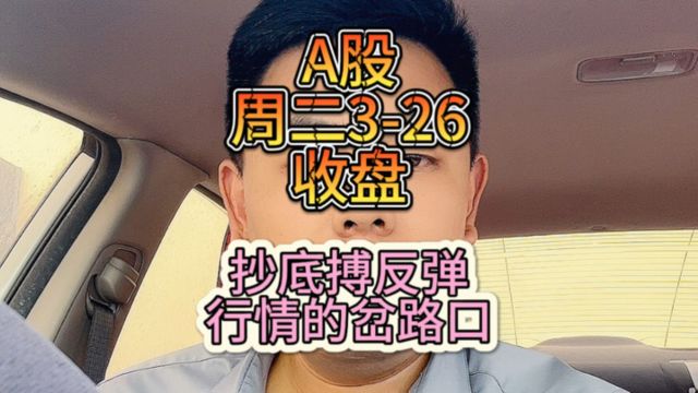 A股大盘指数复盘:散户抄底搏反弹+股市行情到了岔路口的选择.