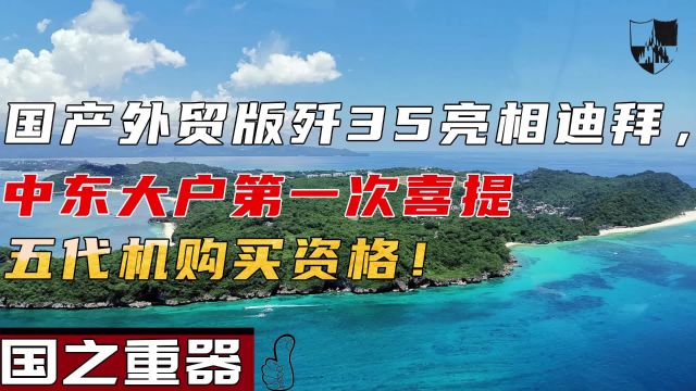 国产外贸版歼35亮相迪拜,中东大户第一次喜提五代机购买资格!