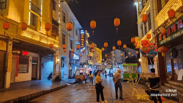 广西柳州融安夜景