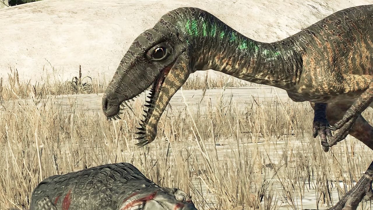 诺弗勒恶龙,狮鼻鳄,马君龙—游戏:侏罗纪世界进化