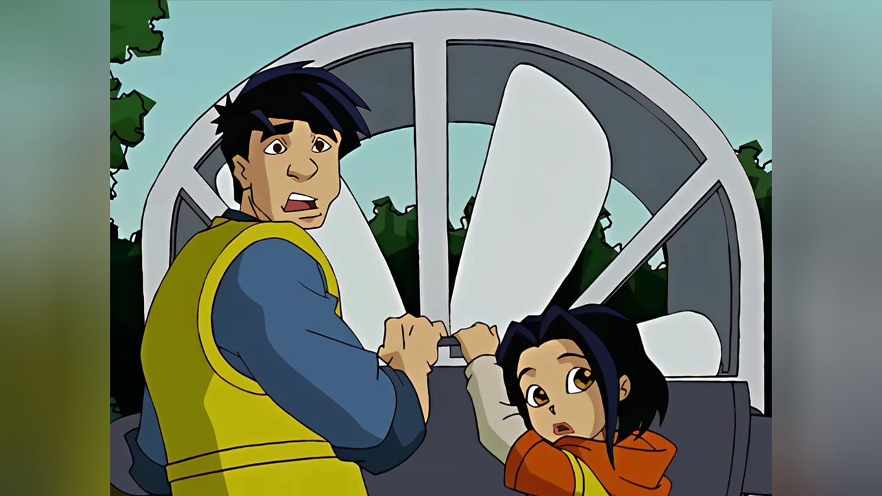 成龙历险记 #童年回忆 #童年动画片 成龙历险记中的阿福拿到了镁哌