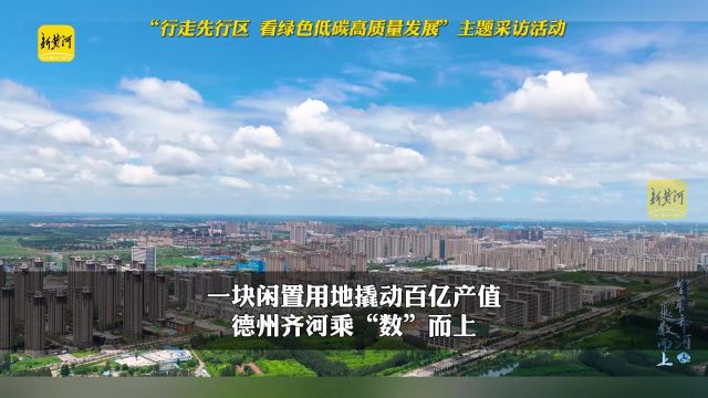 一块闲置用地撬动百亿产值,德州齐河乘“数”而上|探“先”山东