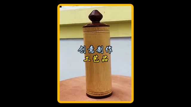 简直令人大开眼界,小伙竟然利用废弃的竹子制作出工艺品#高手在民间 #木工diy #手作木艺 #竹制品 #竹工艺