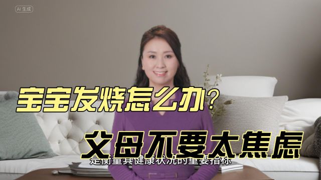 宝宝发烧怎么办?父母不要太焦虑,这些方法学习下!