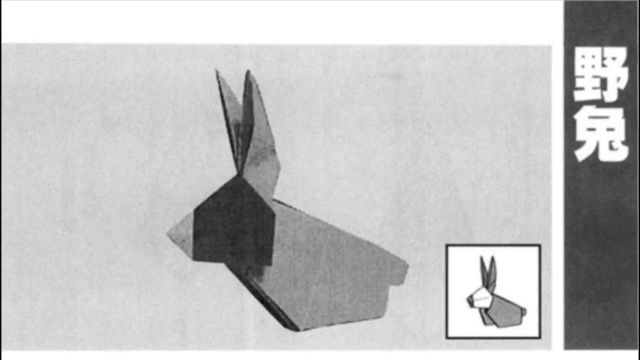折纸战士折纸宝典第十七节—野兔