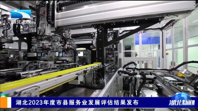 湖北2023年度市县服务业发展评估结果发布