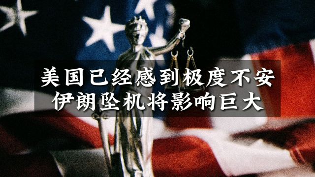 美国已经感到极度不安,伊朗坠机事件将影响巨大!