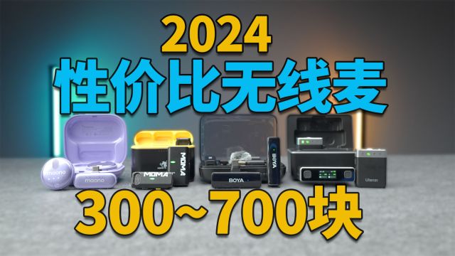 300700块!2024年性价比无线麦大对比!