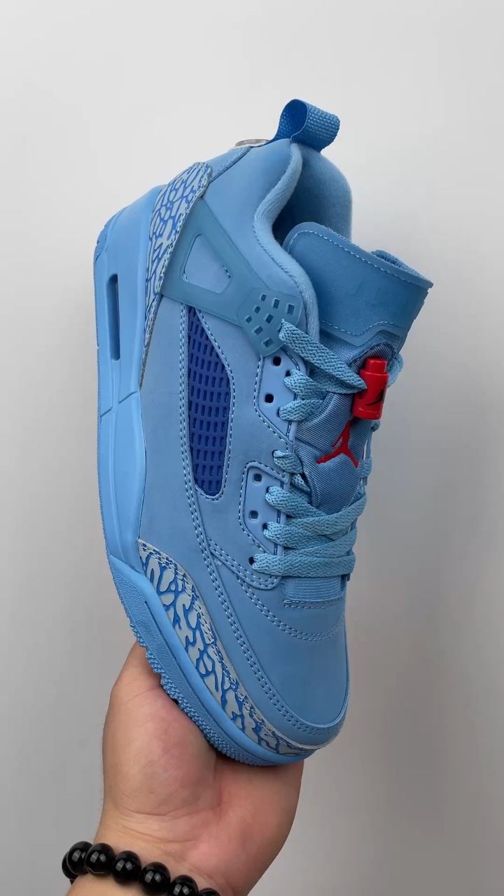 ordan spizike low aj复古低帮篮球鞋 蓝色!实拍鉴赏