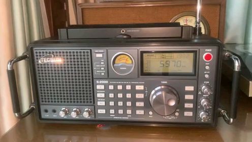 德生s2000再听成都市南门收听SW49米5970MHz频率，甘肃省甘南综合广播。