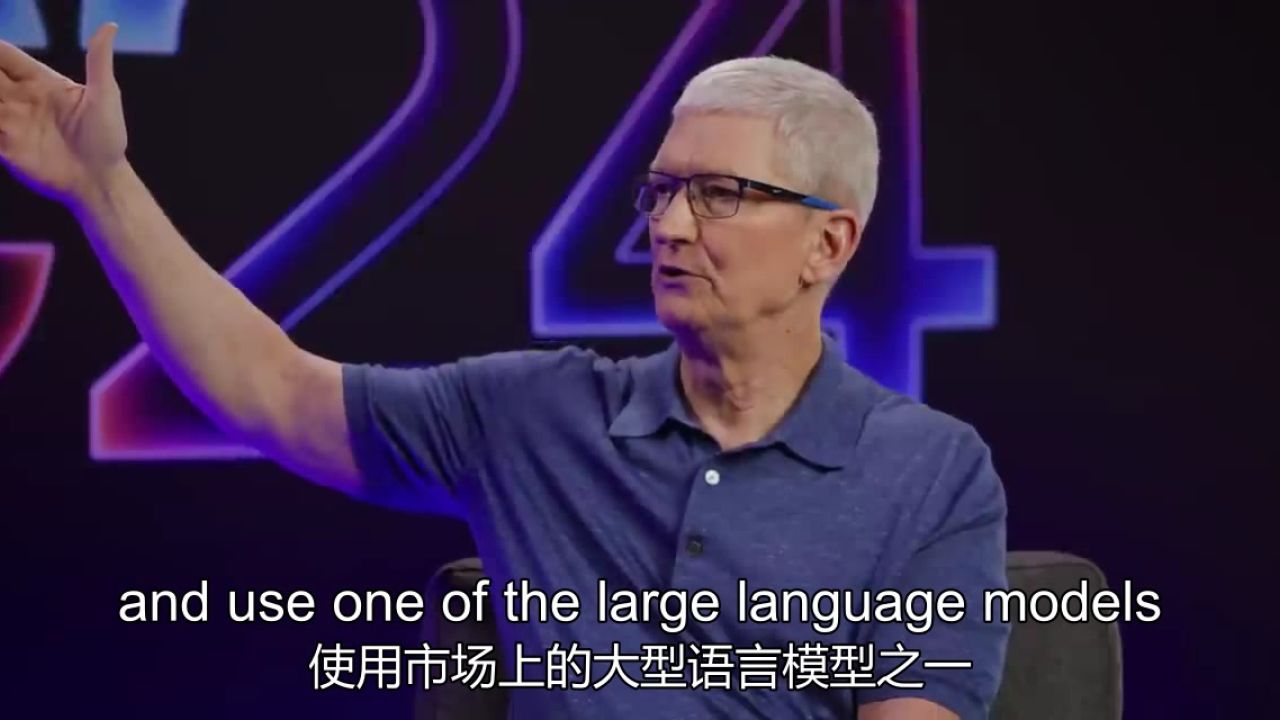 与蒂姆·库克(tim cook)谈论技术和人工智能!-字幕