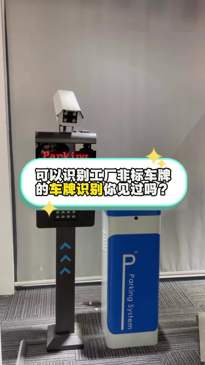 可以识别工厂非标的车牌识别你见过吗?
