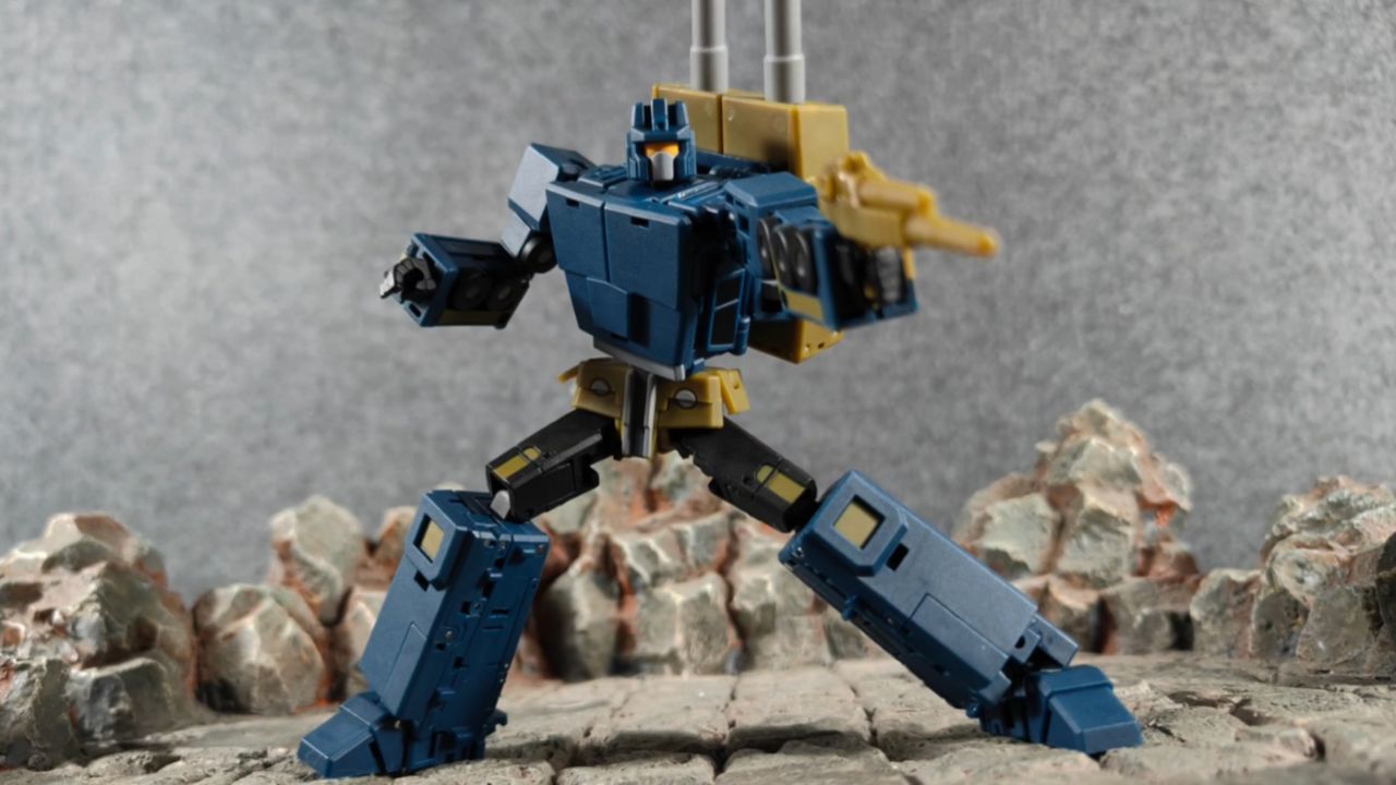 ms-toys 小比例组合变形金刚 g1混天豹 战车队 袭击 动画色