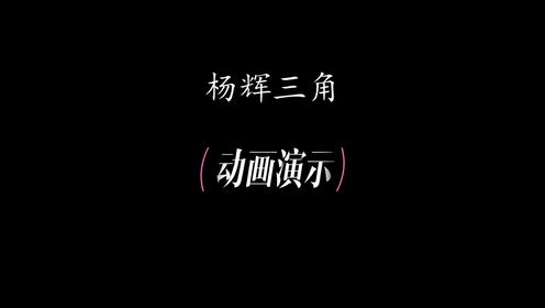 杨辉三角动画演示_高清1080P在线观看平台_腾讯视频