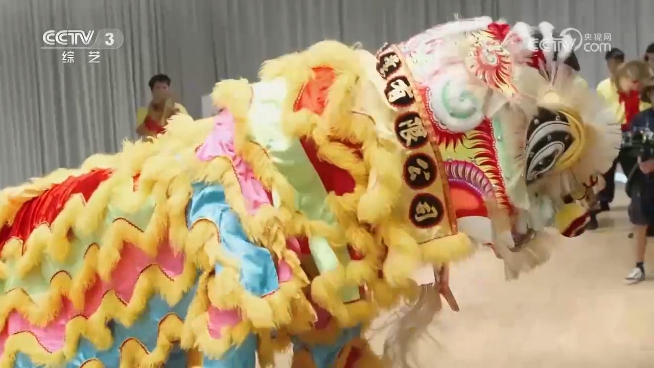 民间艺术狮子舞表演,不愧是传统文化,直接震撼全场_高清1080P在线观看平台_腾讯视频
