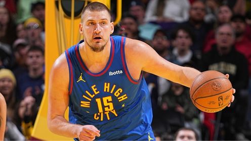 《NBA全场集锦》约基奇三项数据总和超56：联盟合并以来无人超53，冲4MVP+得分王