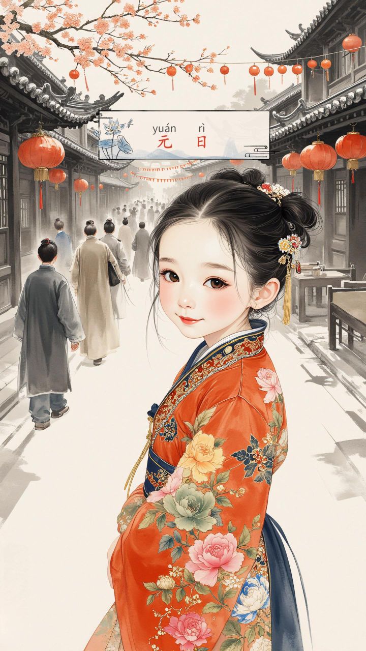 中华诗词拼音版《元日·王安石》_高清1080P在线观看平台_腾讯视频