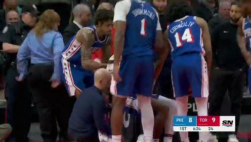 《多伦多猛龙》NBA常规赛：76人vs猛龙第1节英文原声回放
