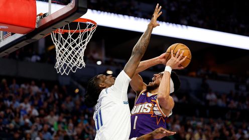 《NBA全场集锦》【原声】太阳125-106森林狼 太阳战胜森林狼升至西部第六季后赛首轮再战森林狼