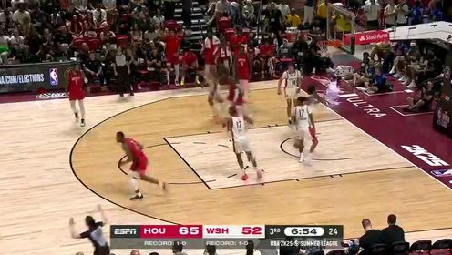 《NBA全场集锦》【回放】NBA夏季联赛：火箭vs奇才第3节英文原声回放
