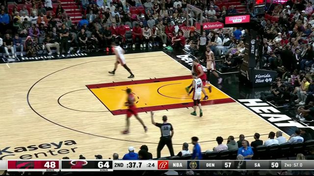 巴雷特vs热火集锦 砍下全场最高35分11篮板难救主
