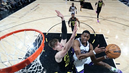 《NBA全场集锦》【原声】国王113-96爵士萨博尼斯砍下两双爵士惨遭4连败