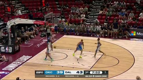 《达拉斯独行侠》NBA夏季联赛：雷霆vs独行侠英文原声全场回放