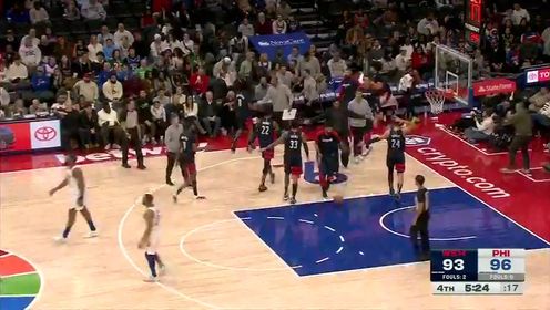《费城76人》【回放】NBA常规赛：奇才vs76人英文原声全场回放