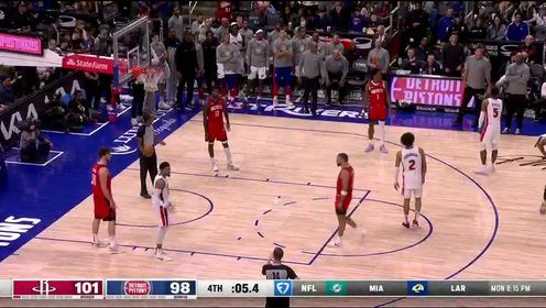 《NBA全场集锦》【回放】火箭vs活塞第4节中文解说回放