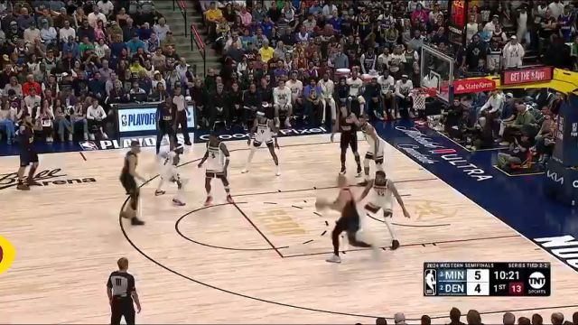 森林狼vs掘金第1节英文原声回放