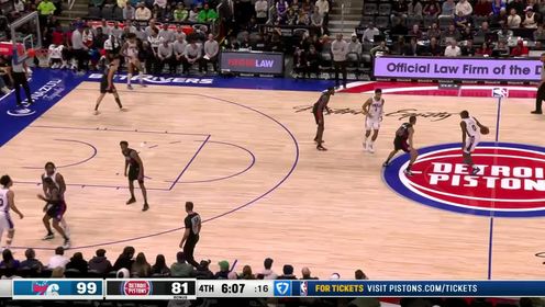 《NBA全场集锦》【回放】76人vs活塞第4节英文原声回放