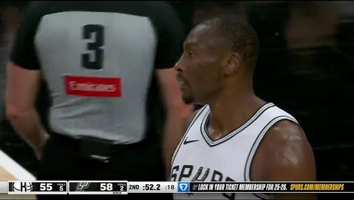 《圣安东尼奥马刺》【回放】NBA常规赛：篮网vs马刺第2节英文原声回放