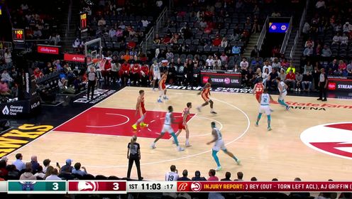 《NBA全场集锦》弹道无需修正 布兰登米勒三分穿云箭手起刀落