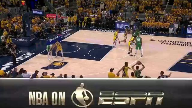 NBA季后赛：凯尔特人vs步行者第3节中文解说回放