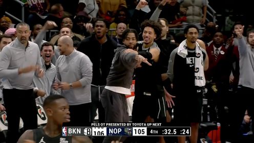 《NBA全场集锦》绝对大心脏球员！卡姆-托马斯迎着防守命中反超的三分