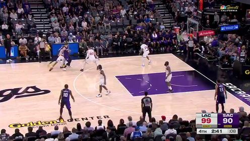 《NBA全场集锦》【回放】快船vs国王第4节中文解说回放