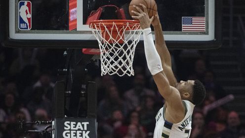 《NBA骑士》【球星】字母哥vs骑士集锦 独揽34+16+5突破快下制霸禁区